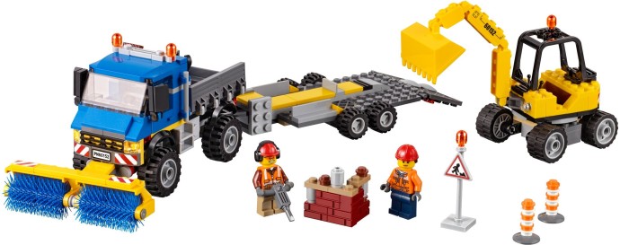 Lego City 60152 Kadunlakaisukone ja Kaivinkone