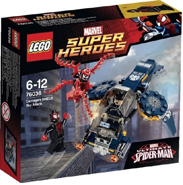 Lego Super Heroes 76036 Carnagen SHIELD -Taivashyökkäys