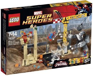 Lego Super Heroes 76037 Superroistot Sarvikuono ja Hiekkamies Yhdistävät Voimansa