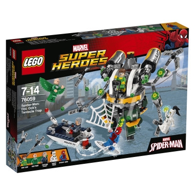 Lego Super Heroes 76059 Spider-Man : Tohtori Mustekalan Lonkeroansa