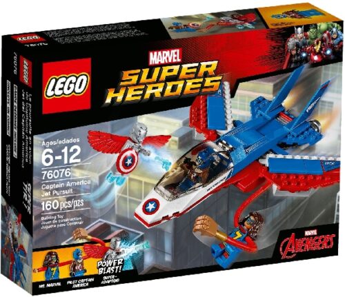 Lego Super Heroes 76076 Kapteeni Amerikan Suihkaritakaa-ajo