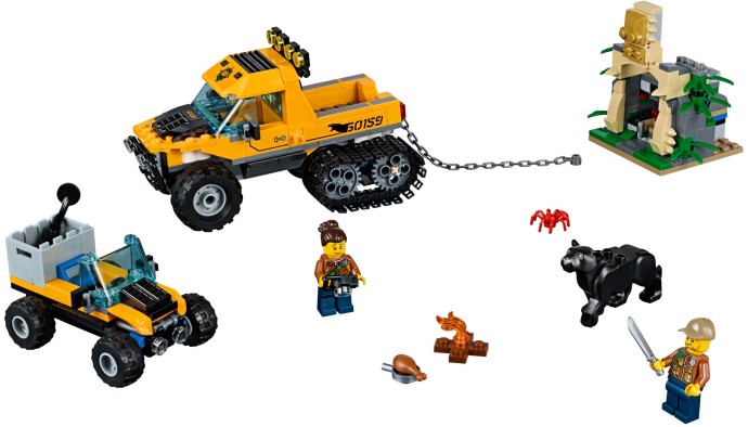 Lego City 60159 Viidakon Puolitelaketjuauton Tehtävä