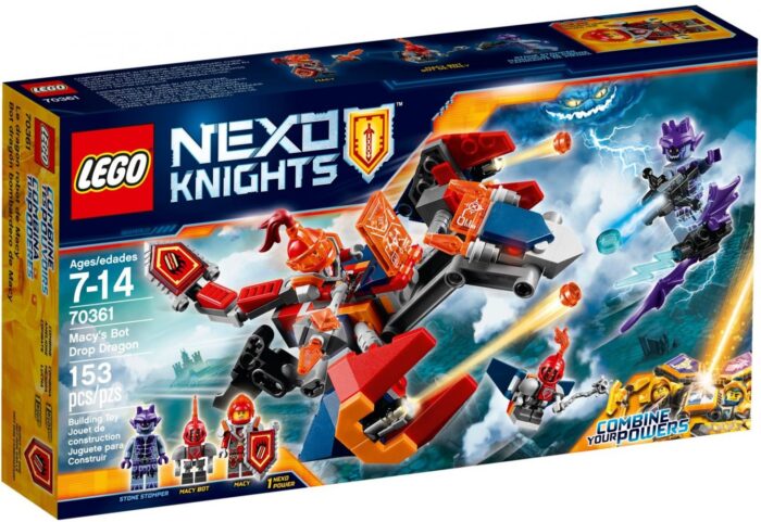Lego Nexo Knights 70361 Macyn Robottilohikäärme