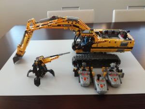 Lego Technic 8043 Moottoroitu Kaivinkone - Käytetty