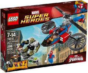 Lego Super Heroes 76016 Spider-Man Hämähäkkihelikopterin Pelastusretk