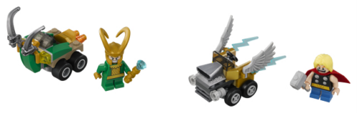 Lego Super Heroes 76091 Mighty Micros: Thor Vastaan Loki