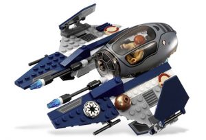 Lego Star Wars 7661 Jedi Starfighter with Hyperdrive Booster Ring – Käytetty