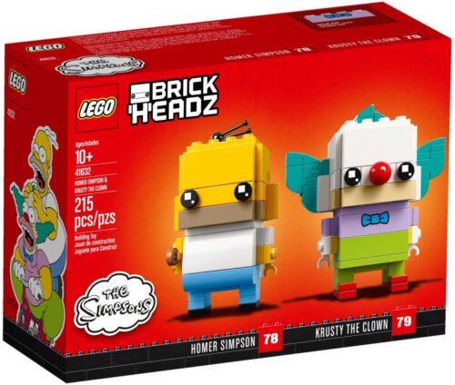 Lego BrickHeadz 41632 Homer Simpson & Krusty the Clown