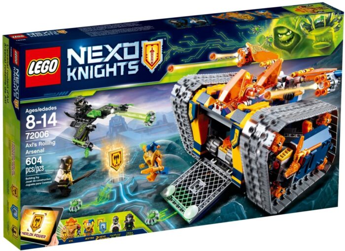Lego Nexo Knights 72006 Axlin Liikkuva Arsenaali