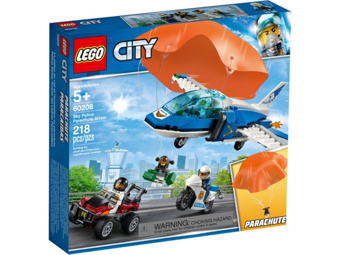 Lego City 60208 Taivaspoliisin Laskuvarjopidätys