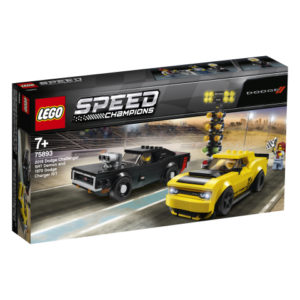 Lego Speed Champions 75893 2018 Dodge Challenger SRT Demon ja 1970 Dodge Charger R/T