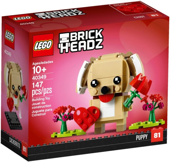 Lego BrickHeadz 40349 Valentine's Puppy