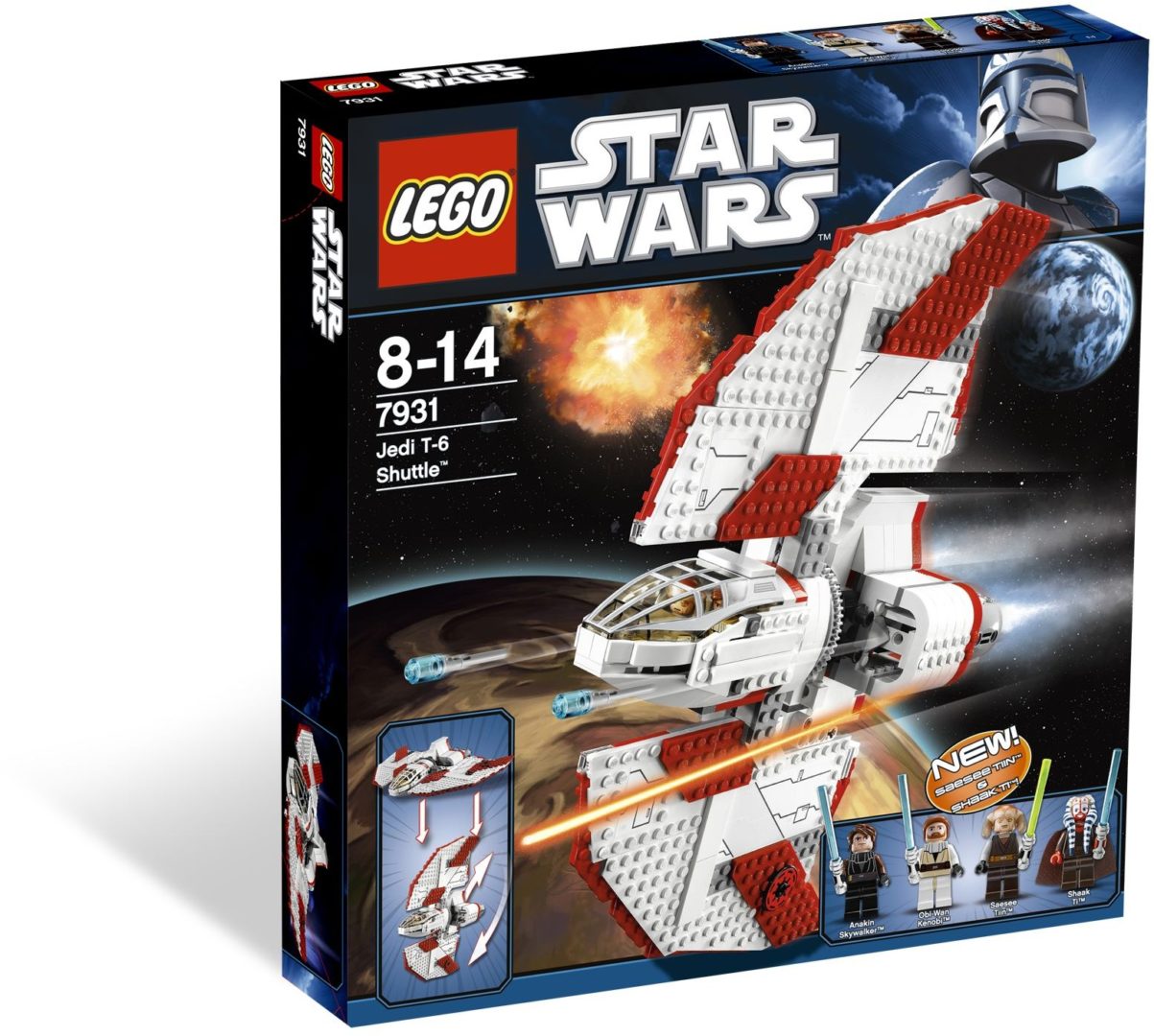 LEGO Star Wars 7931 T-6 Jedi Shuttle - Lelut24