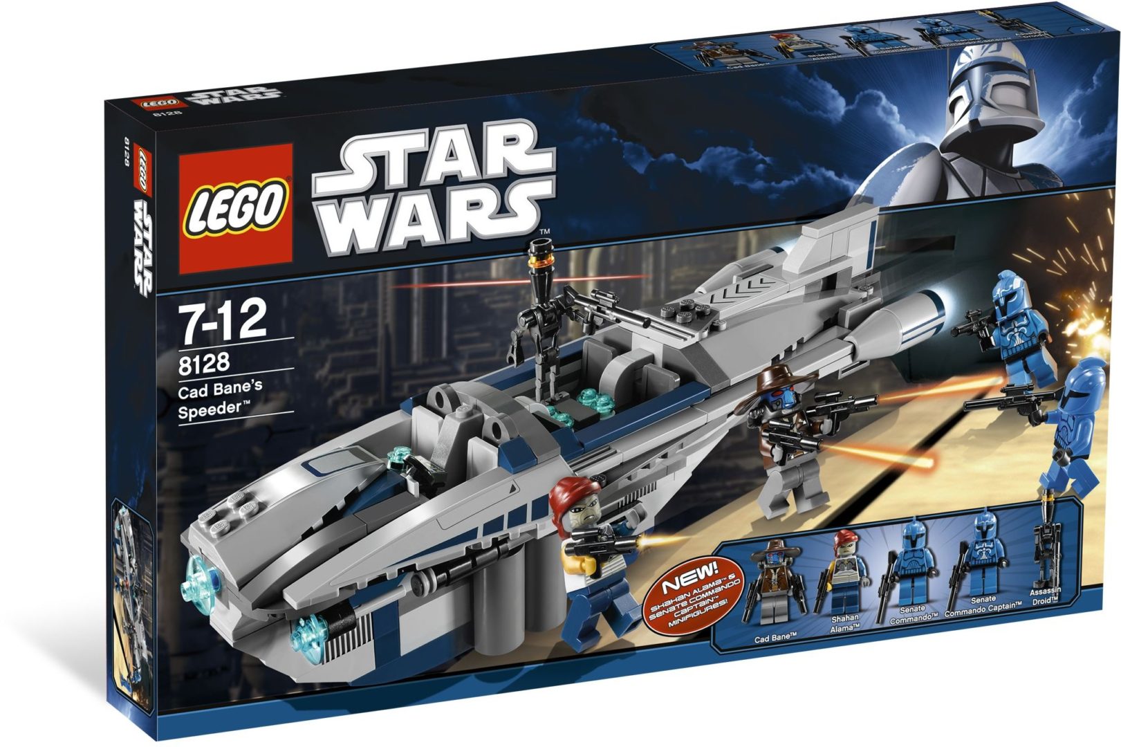 Lego Star Wars 8128 Cad Bane's Speeder
