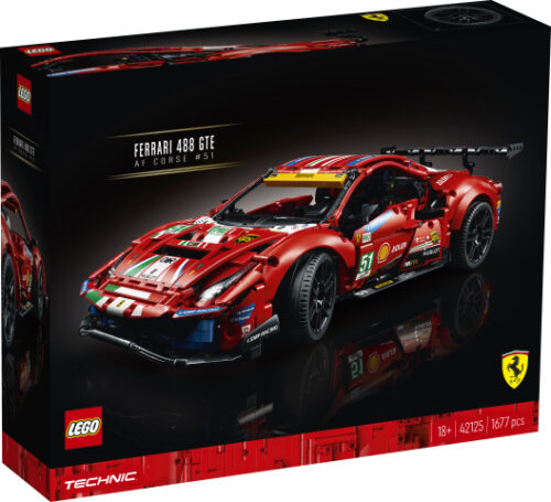 Lego Technic 42125 Ferrari 488 GTE “AF Corse #51”