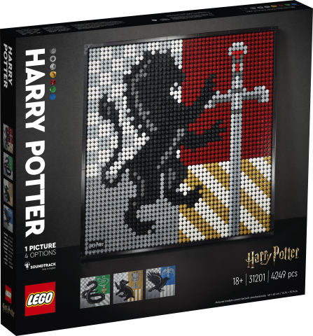 Lego Art 31201 Harry Potter Hogwarts Crests