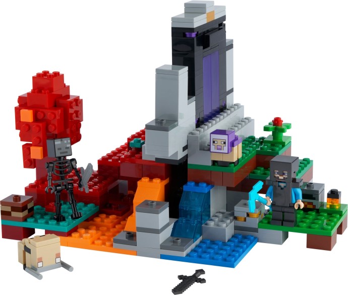 Lego Minecraft 21172 Raunioitunut Portaali