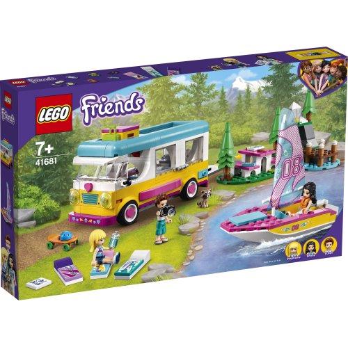 Lego Friends 41681 Metsäretki Asuntoautolla ja Purjeveneillen