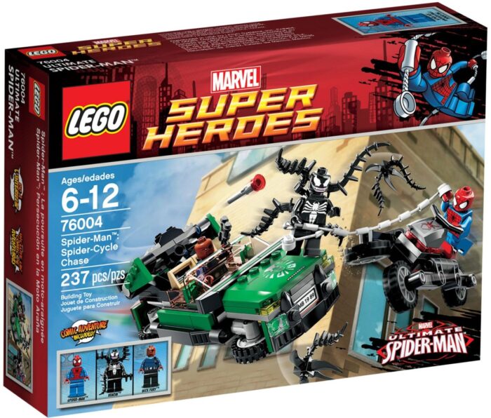 Lego Super Heroes 76004 Spider-Man - Hämähäkkipyörän Takaa-ajo