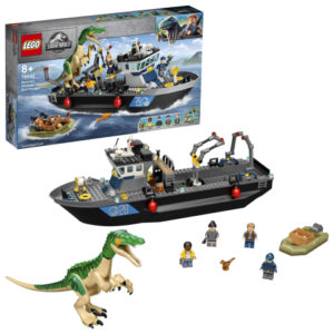 Lego Jurassic World 76942 Baryonyx Dinosauruksen Pako Laivalla