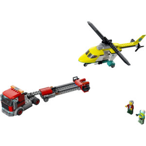 LEGO City 60343 Pelastushelikopterin Kuljetusauto