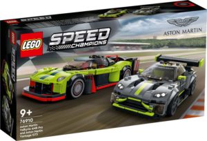 LEGO Speed Champions 76910 Aston Martin Valkyrie AMR Pro ja Aston Martin Vantage GT3