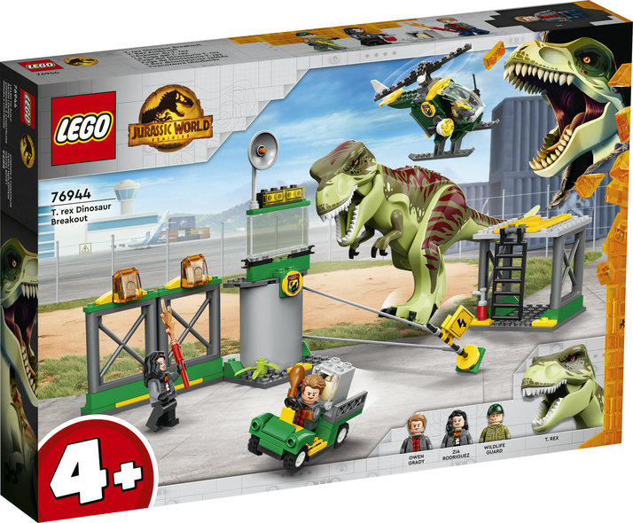 LEGO Jurassic World 76944 T. rex -dinosauruksen Pako, Lego