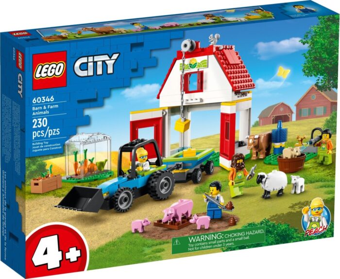 LEGO City 60346 Ulkorakennus ja Maatilan Eläimet