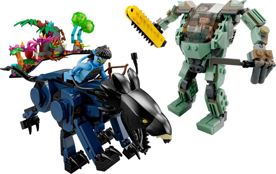 LEGO Avatar 75571 Neytiri ja Thanator vs. Quaritch AMP -Puvussa