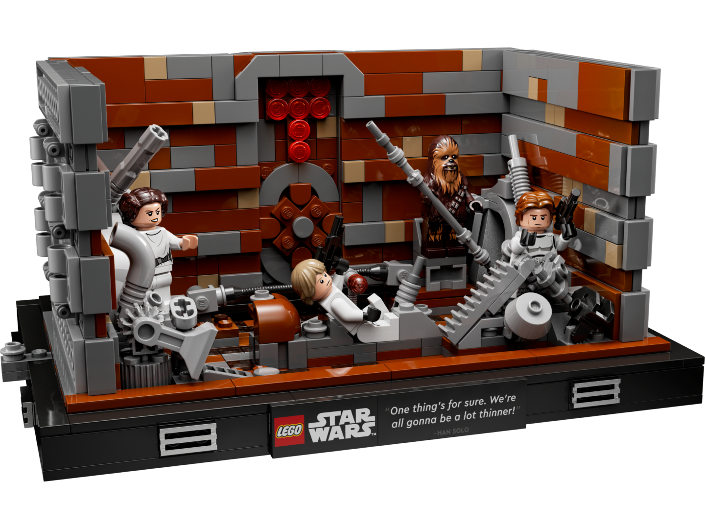 LEGO Star Wars 75339 Kuolemantähden Jätepuristin ‑Dioraama