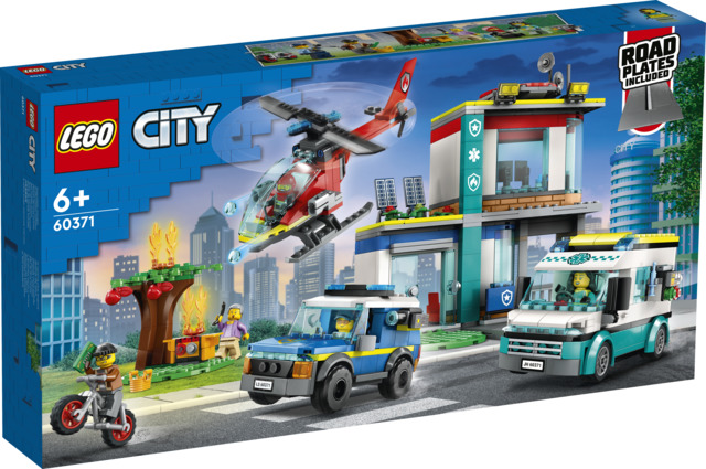 LEGO City 60371 Hälytysajoneuvojen Päämaja