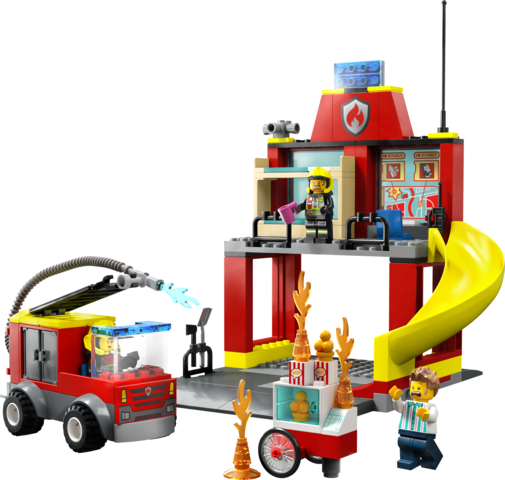 LEGO City 60375 Paloasema ja Paloauto