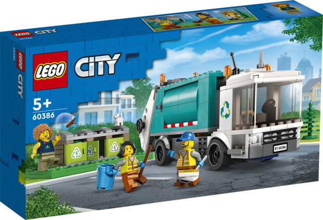 LEGO City 60386 Kierrätyskuorma-auto