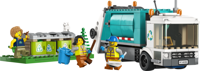 LEGO City 60386 Kierrätyskuorma-auto
