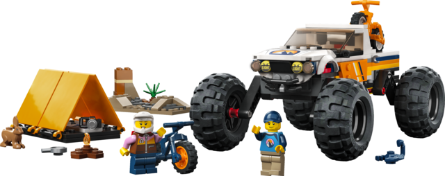 LEGO City 60387 Seikkailuja Nelivetomaasturilla