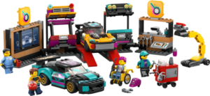 LEGO City 60389 Autojen Tuunaustalli