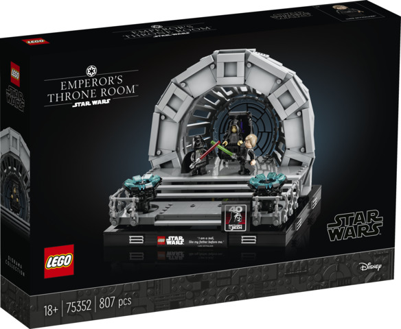 LEGO Star Wars 75352 Keisarin Valtaistuinsali ‑Dioraama, Lego