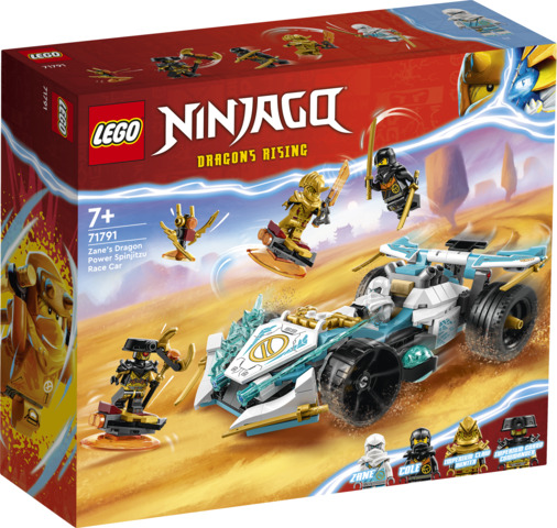 LEGO Ninjago 71791 Lohikäärmevoiman Zane – Spinjitzu - Kilpa-auto
