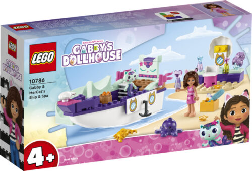LEGO Gabby’s Dollhouse 10786 Gabbyn ja Merikatin Laiva ja Kylpylä