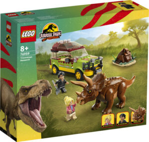LEGO Jurassic World 76959 Triceratopsia Tutkimassa