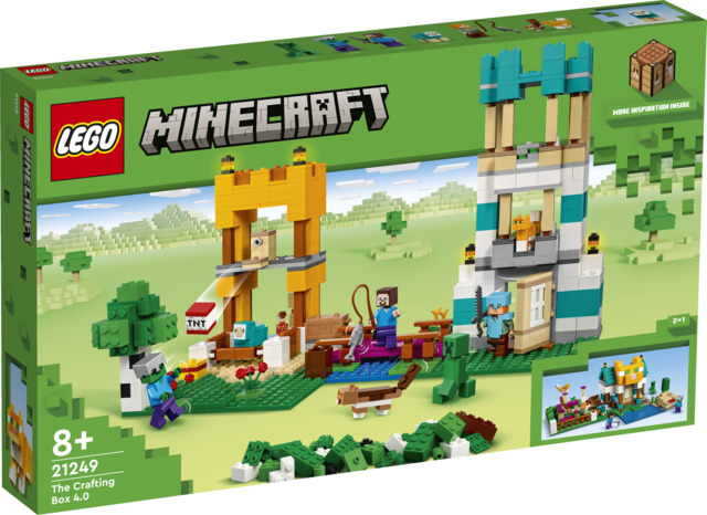 LEGO Minecraft 21249 Rakennuslaatikko 4.0, Lego