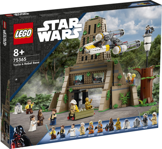 LEGO Star Wars 75365 Kapinallisten Tukikohta Yavin 4:llä, Lego