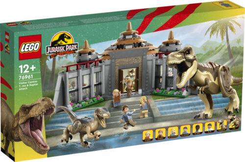 LEGO Jurassic World 76961 Vierailijakeskus: T-rexin ja Raptorin Hyökkäys