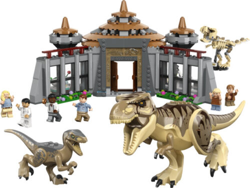 LEGO Jurassic World 76961 Vierailijakeskus: T-rexin ja Raptorin Hyökkäys