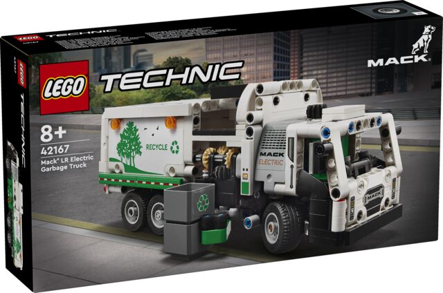 LEGO Technic 42167 Mack® LR Electric Jäteauto, Lego