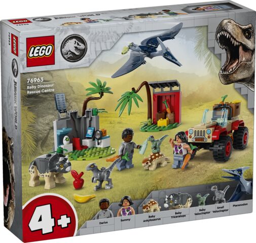 LEGO Jurassic World 76963 Dinosauruspoikasten Pelastuskeskus, Lego