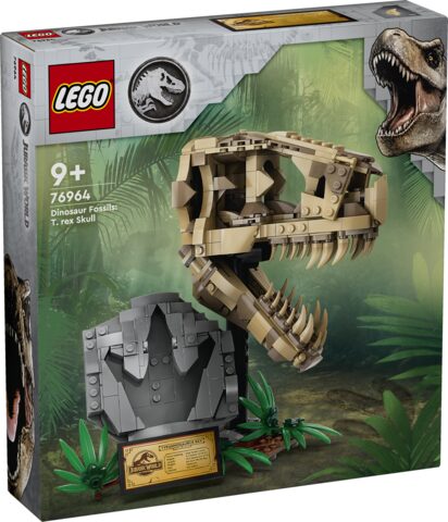 LEGO Jurassic World 76964 Dinosaurusfossiilit: T. Rexin Pääkallo, Lego