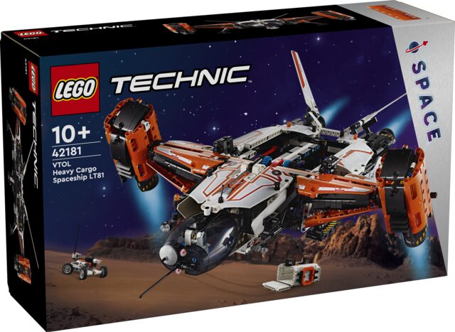 LEGO Technic 42181 VTOL Raskaan Kuorman Avaruusalus LT81, Lego